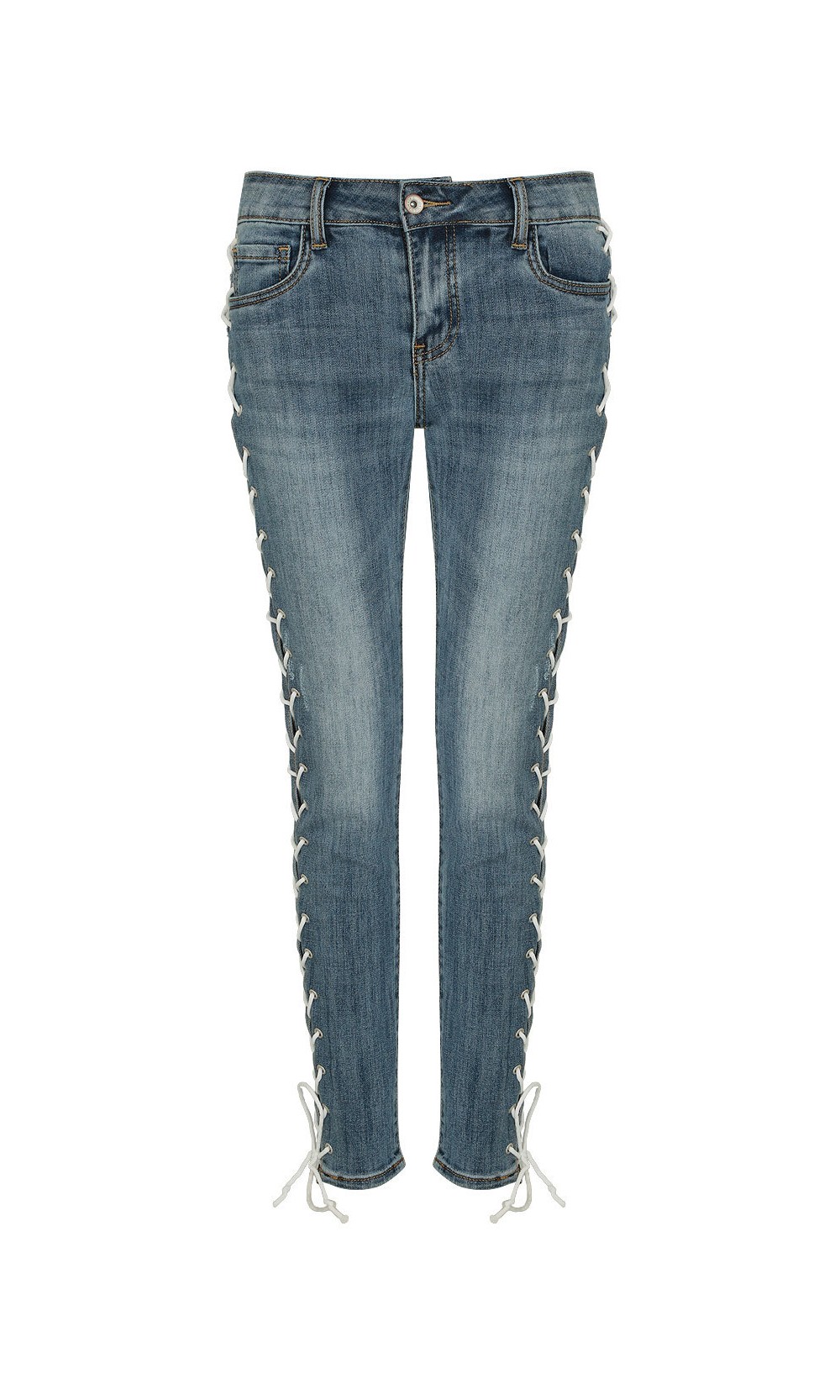 Lincoln Outfitters Denim Blue Jean Capri Pants Size 12 | eBay