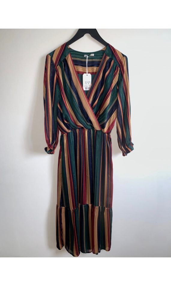 Striped heart cover dress