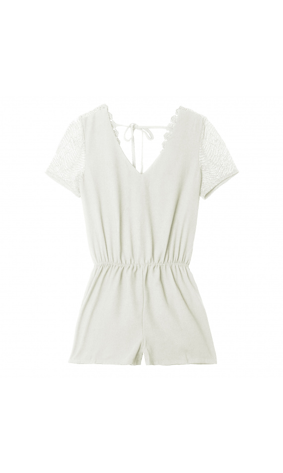 Playsuit with lace